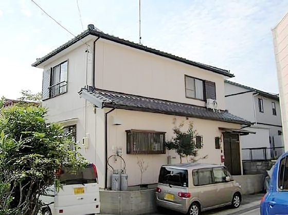 西尾市　塗装　外壁　屋根　愛知県　外壁リフォーム　値段　相場　フッ素 ガイナ